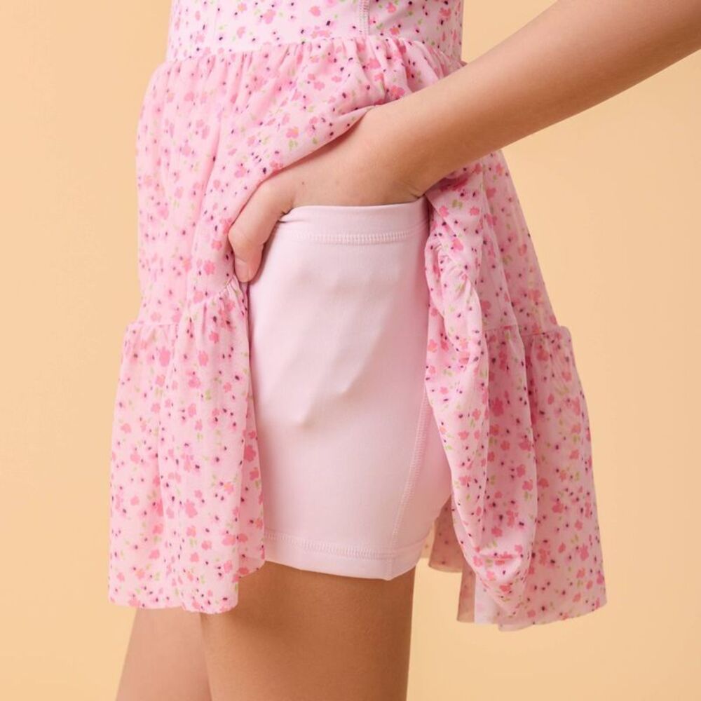 Blogilates - Girls' Mommy & Me Ballerina Ruffle Dres Pink Floral - Picture 2 of 4